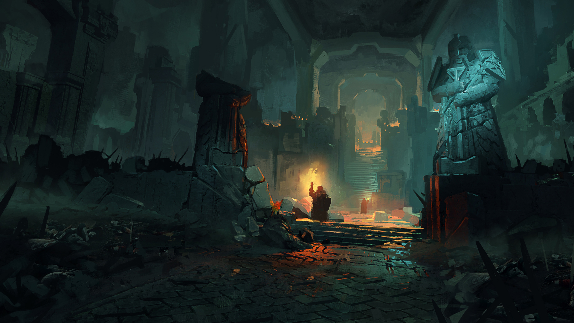 El Mapa de 'Lord of the Rings: Return to Moria'